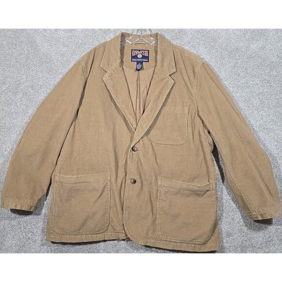 Duluth Trading Blazer Jacket Corduroy Chore Utility Work Coat Pockets Men's XXL